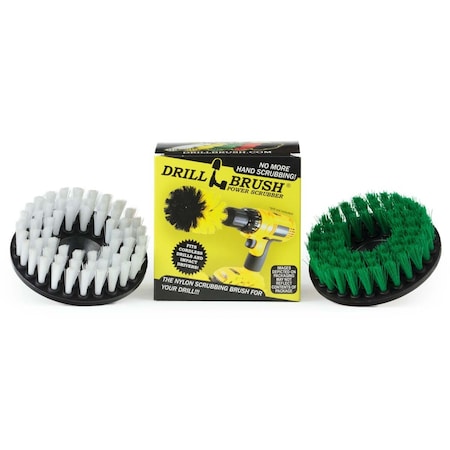 Drillbrush Drill Brush - Kitchen Tools - Grout Cleaner - Large Spin Brush Kit 5n-S-GW-H-DB